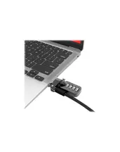 Compulocks Ledge Lock Adapter for MacBook Air M1 with Combination Cable Lock - adapter til låsning af slot for sikkerhed - med kombokabellås