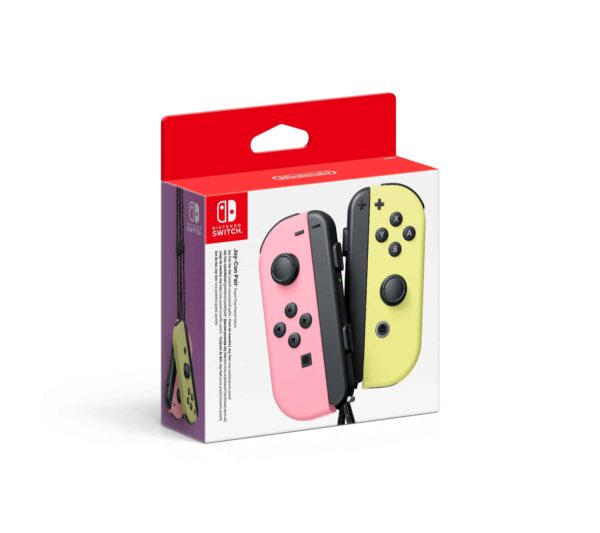 Nintendo Nintendo 10011583 spil-controller Lyserød, Gul Bluetooth Gamepad Analog/digital Nintendo Switch, Nintendo Switch OLED - Byens-IT