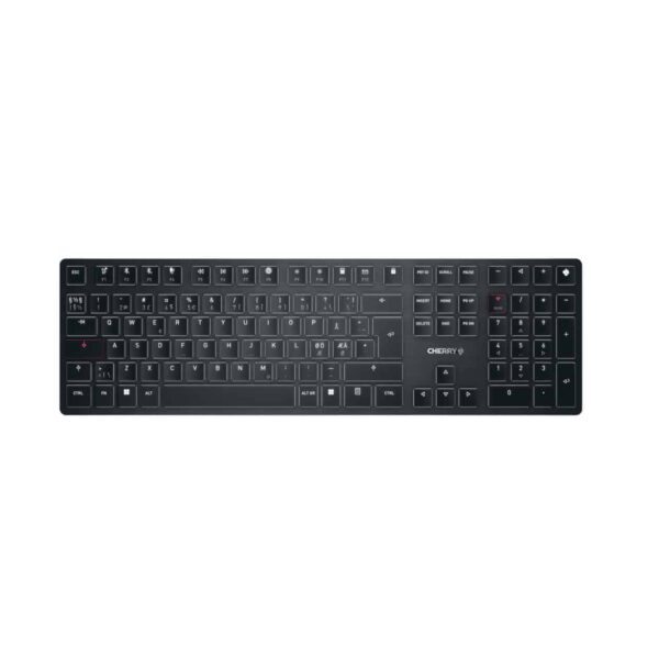 CHERRY CHERRY KW X ULP tastatur Universel USB + RF Wireless + Bluetooth QWERTY Nordisk Sort - Byens-IT