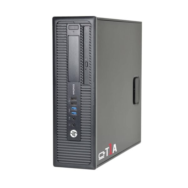 T1A T1A HP EliteDesk 800 G1 Refurbished Intel® Core™ i5 i5-4570 8 GB DDR3-SDRAM 240 GB SSD Windows 10 Pro SFF PC Sort - Byens-IT