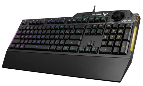 ASUS ASUS TUF Gaming K1 tastatur Spil USB Sort - Byens-IT