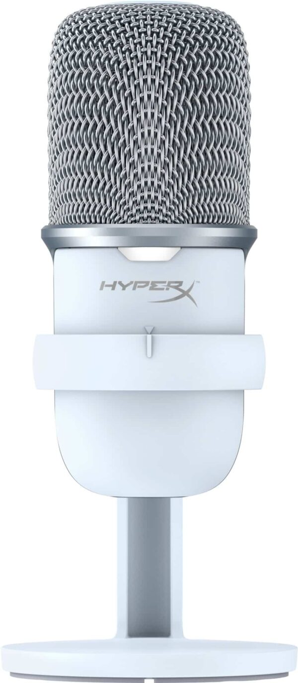 HP HyperX SoloCast - USB Microphone (White) Hvid Mikrofon til spillekonsol - Byens-IT