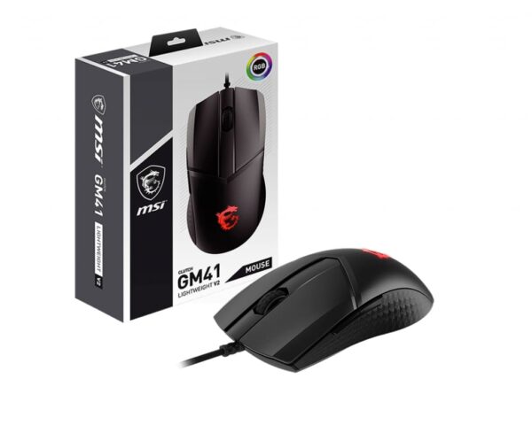 MSI MSI Clutch GM41 Lightweight V2 mus Spil Ambidextrous USB Type-A Optisk 16000 dpi - Byens-IT