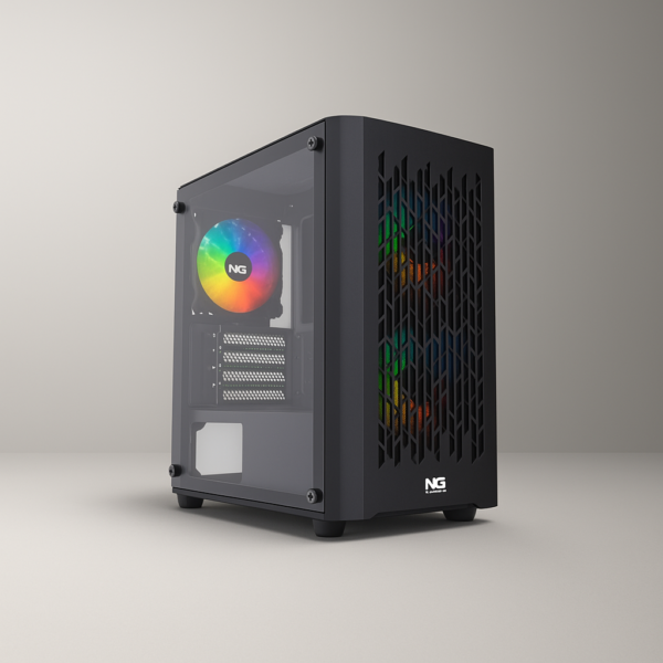 Refurb Starter Gaming Computer  | Intel i5 | 16GB RAM | 480GB SSD | GTX 1050 - Perfekt til Begyndere & Casual Gaming - Uden Wifi - Byens-IT