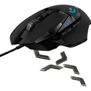 Logitech Logitech Gaming Mouse G502 (Hero) Optisk Trådløs Kabling Sort -