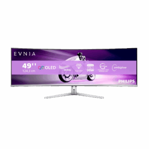 Gaming Skærm  Philips Evnia 8000 • 49" QD-OLED • 144Hz • Dual QHD  SuperWide & HDR TrueBlack - Philips
