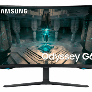Gaming Skærm  Samsung Odyssey G6 • 32" • QHD 240Hz • HDR600  Buet og lynhurtig - Samsung