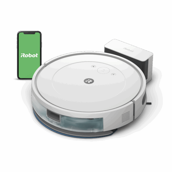 Roomba Combo® Essential robotstøvsuger og -gulvmoppe hvid - iRobot