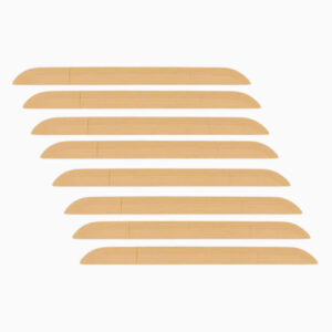 8stk Universal dørtrinsramper til robotstøvsuger (til 4 dørkarme) - Beige - Rampe