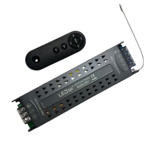 400W / 24V DC dæmpbar strømforsyning - 16.6A, IP20 indendørs, Med fjernbetjening