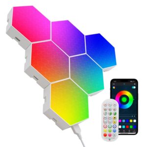 RGBIC Hexagon Væglys 6 stk. sæt