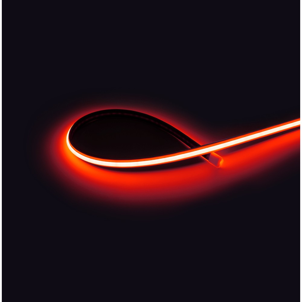 5m 9W/m Rød Dot-free COB-LED strip - 24V DC, IP20, 240 LED/m, 5 års garanti