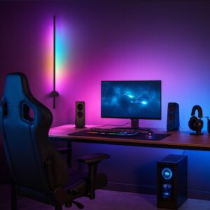 60cm RGBIC justerbar væglampe - Bluetooth