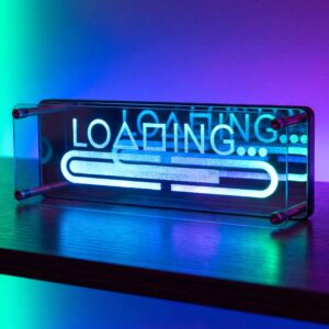 RGB LOADING Neon Skilt - Infinity Mirror effekt, Bluetooth, App-styring