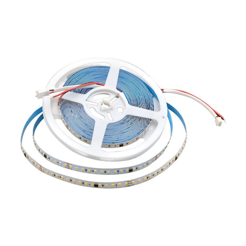 10m 10W/m LED strip IC løbelys/running - 24V DC, Løbelys, inkl kontroller, 120 LED pr. meter - Kulør : Varm