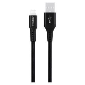 GreyLime Braided USB-A til Lightning Kabel Sort, 3 m - GreyLime