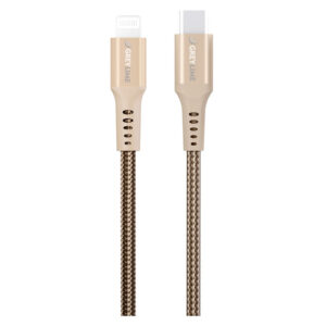 GreyLime Braided USB-C til Lightning Kabel Beige, 0,5 m - GreyLime